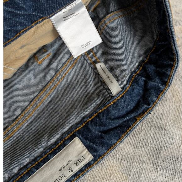 Rag & Bone Maya High Rise Slim Jeans in Jasper - Picture 13 of 16